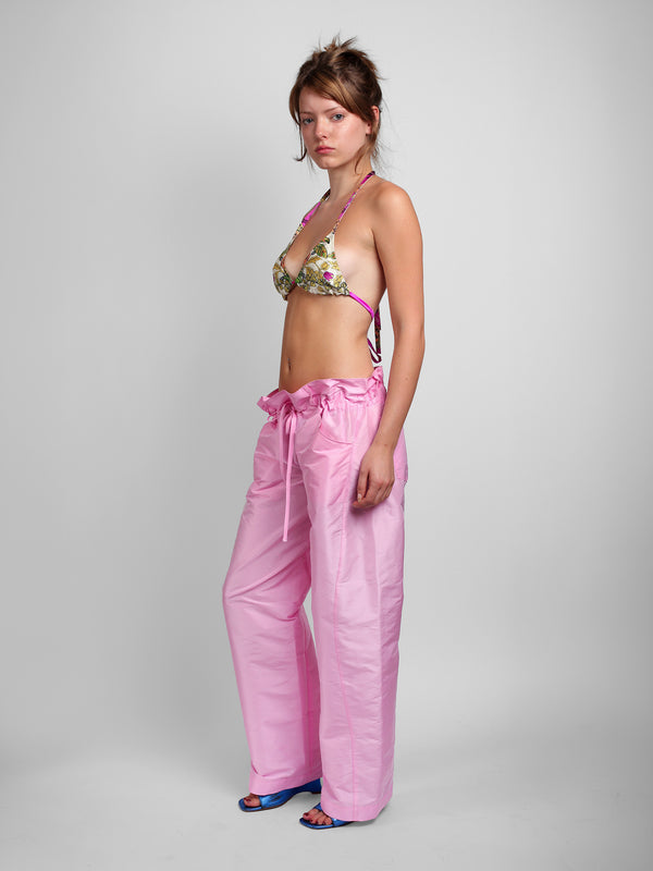Taffeta Pant - Hot Pink