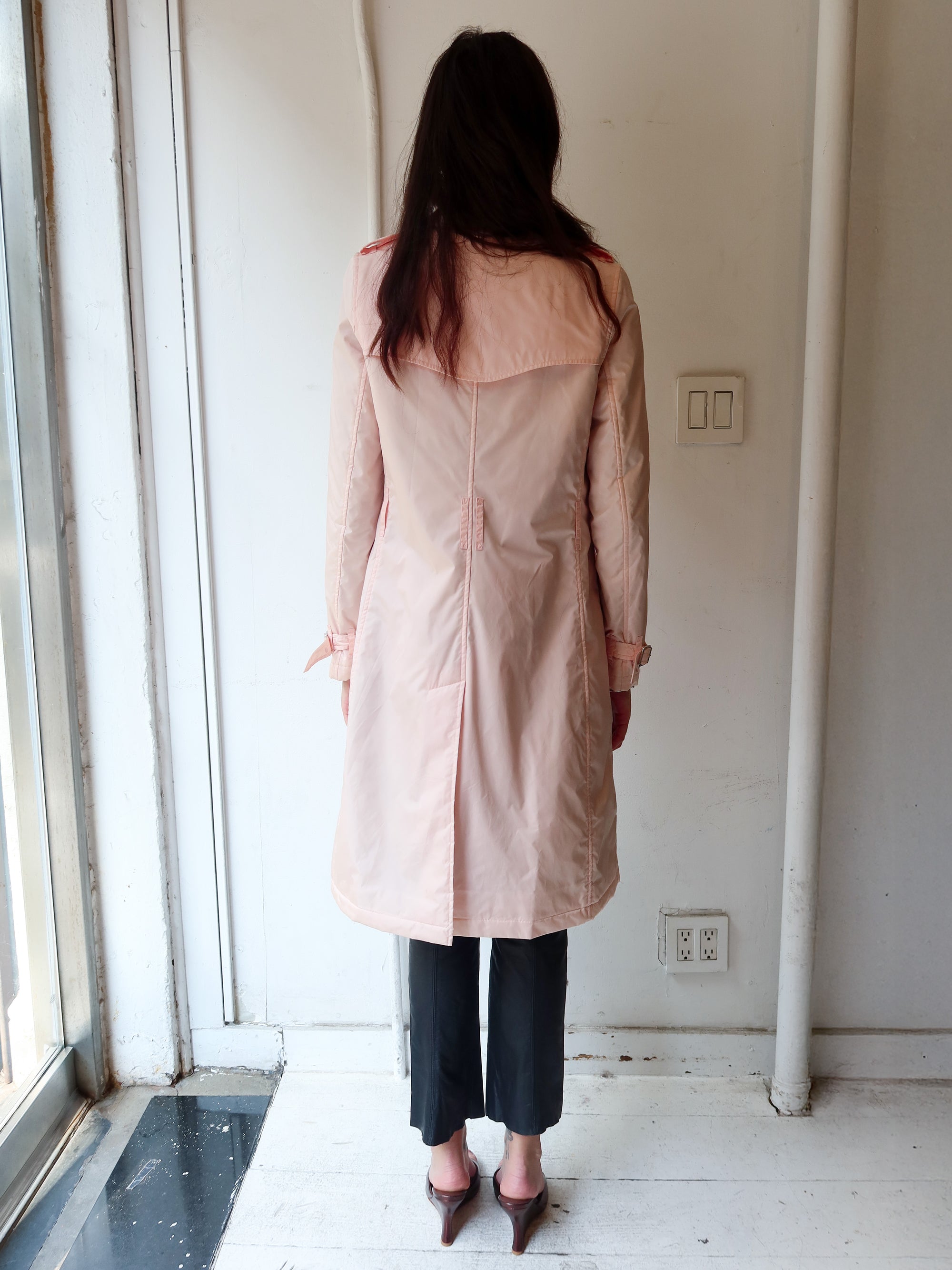 Vintage Pink Burberry Trench