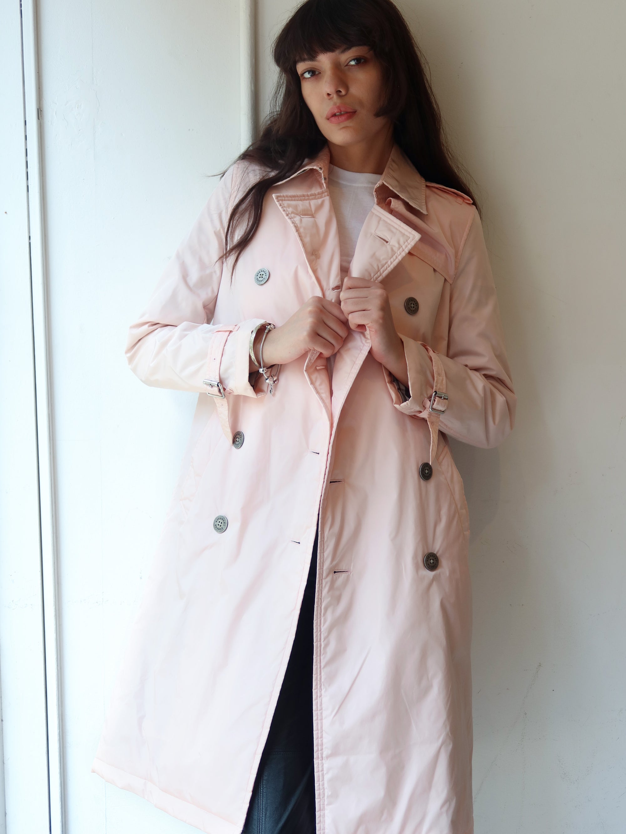 Vintage Pink Burberry Trench