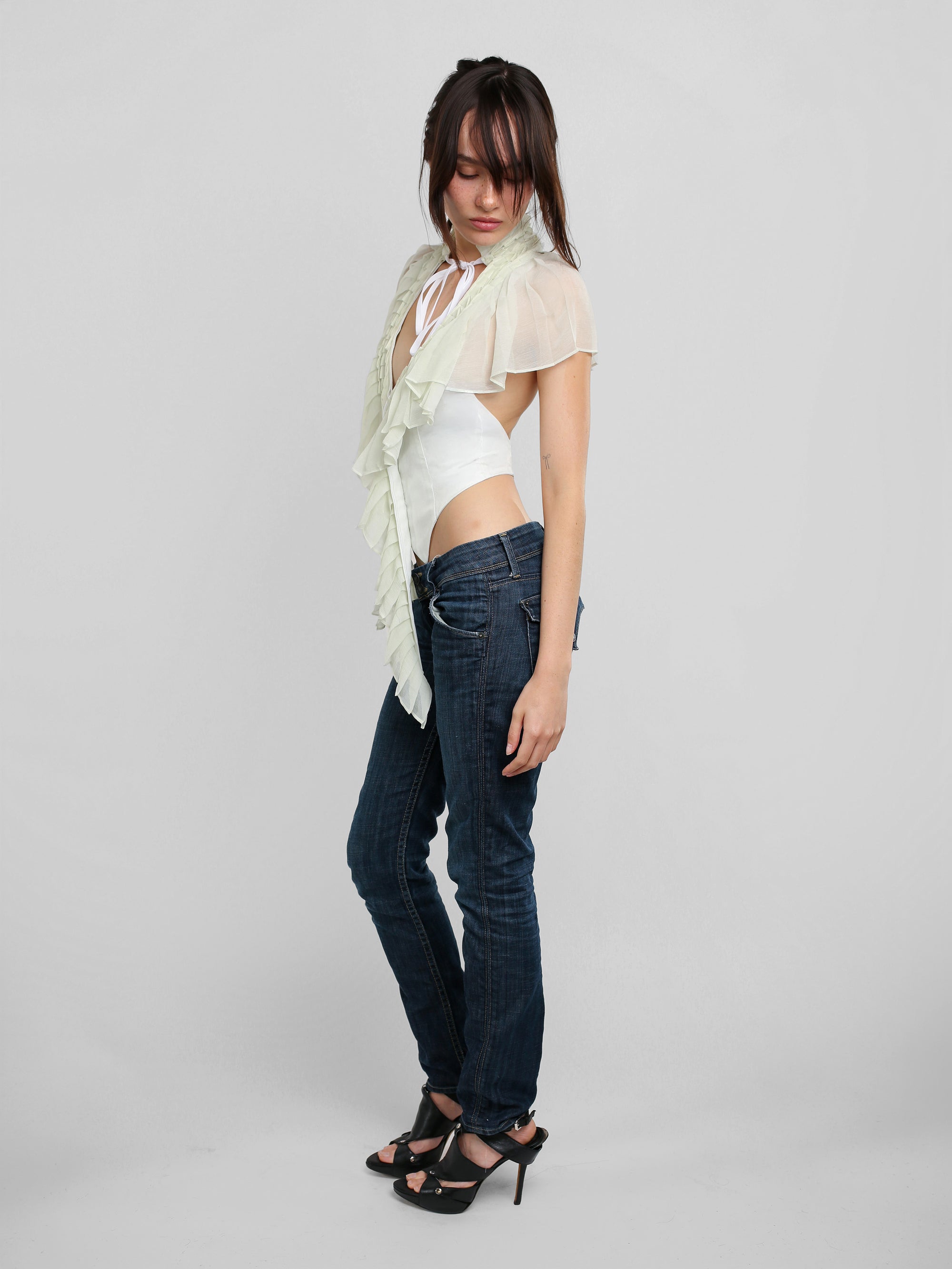 Pleated Vest Top - Mint