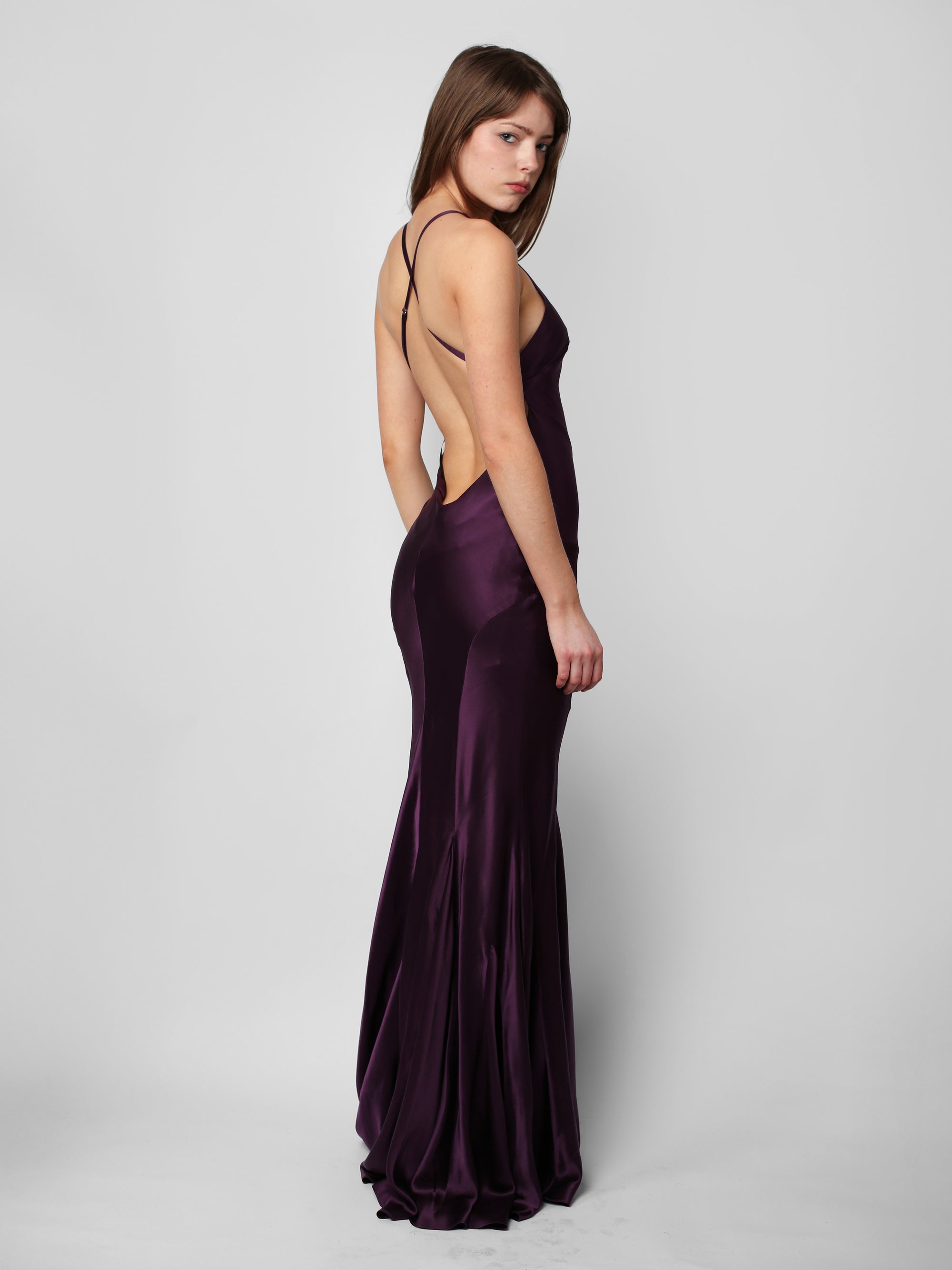 Gia Gown - Plum