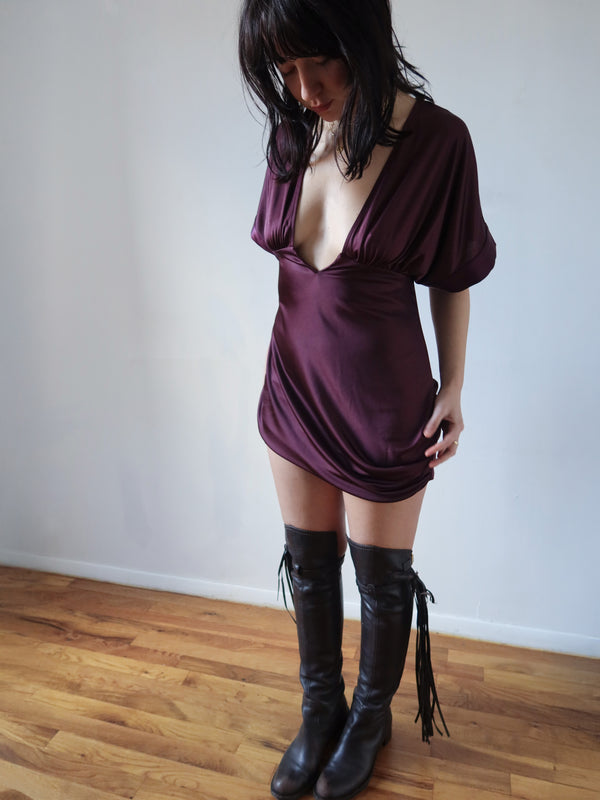 Ava Dress - Plum