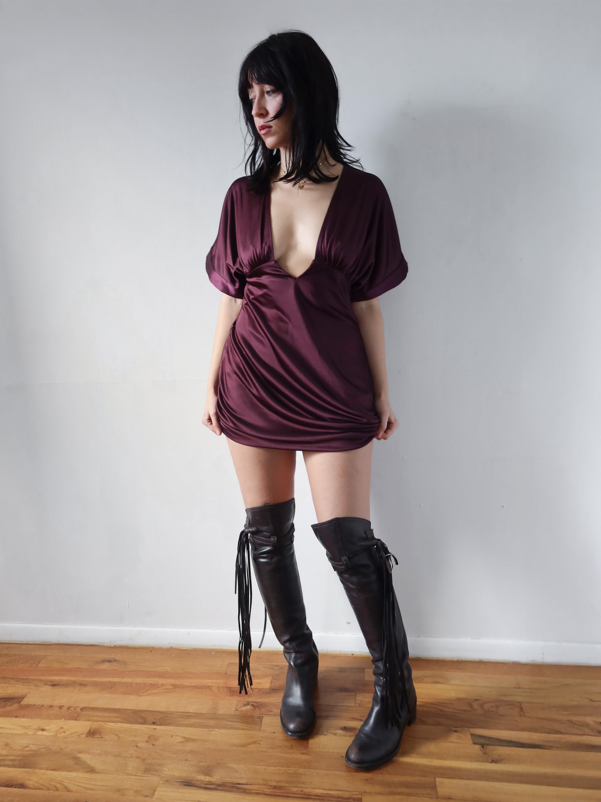 Ava Dress - Plum