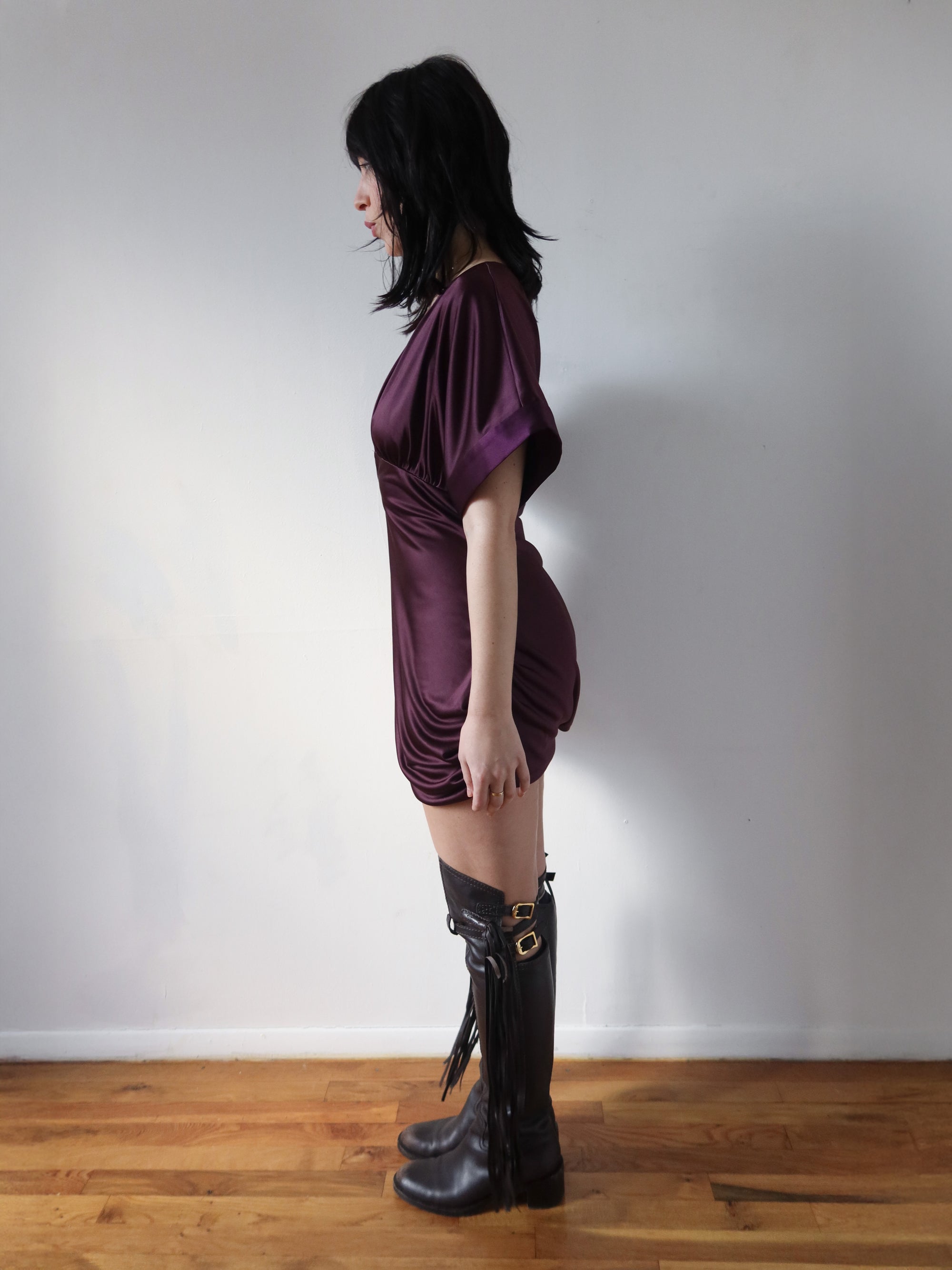 Ava Dress - Plum