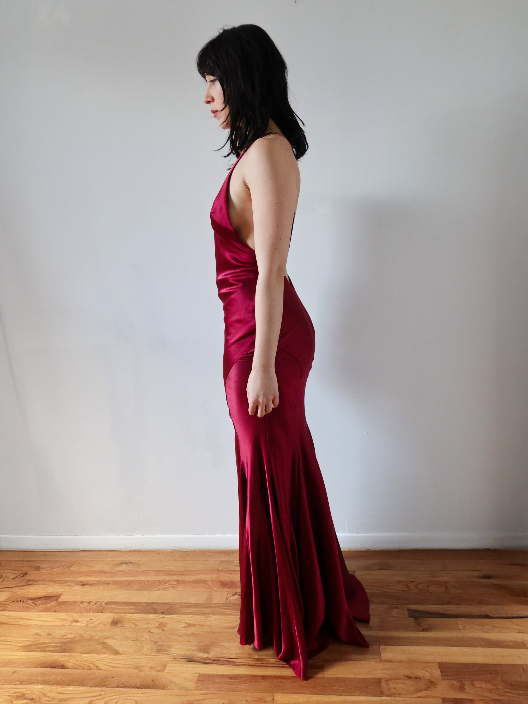 Gia Gown - Burgundy