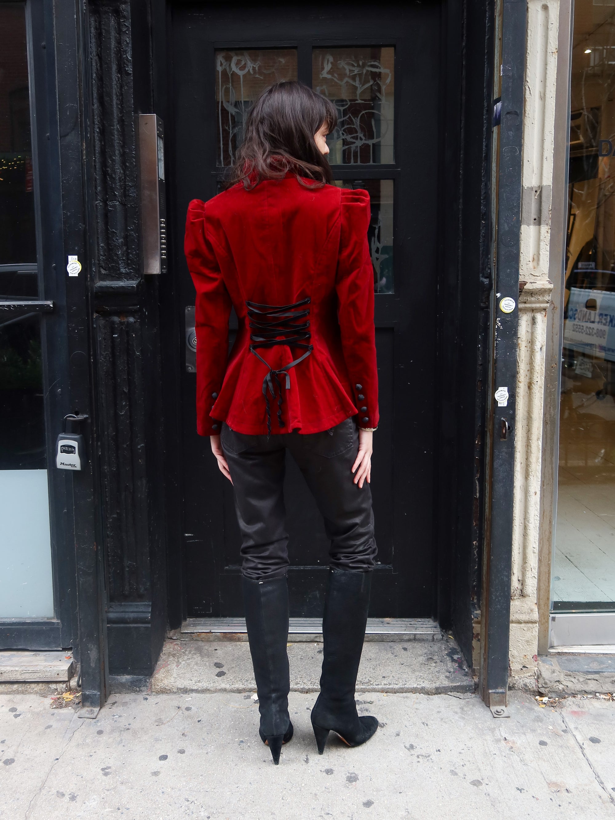 Vintage Velvet Edwardian Jacket