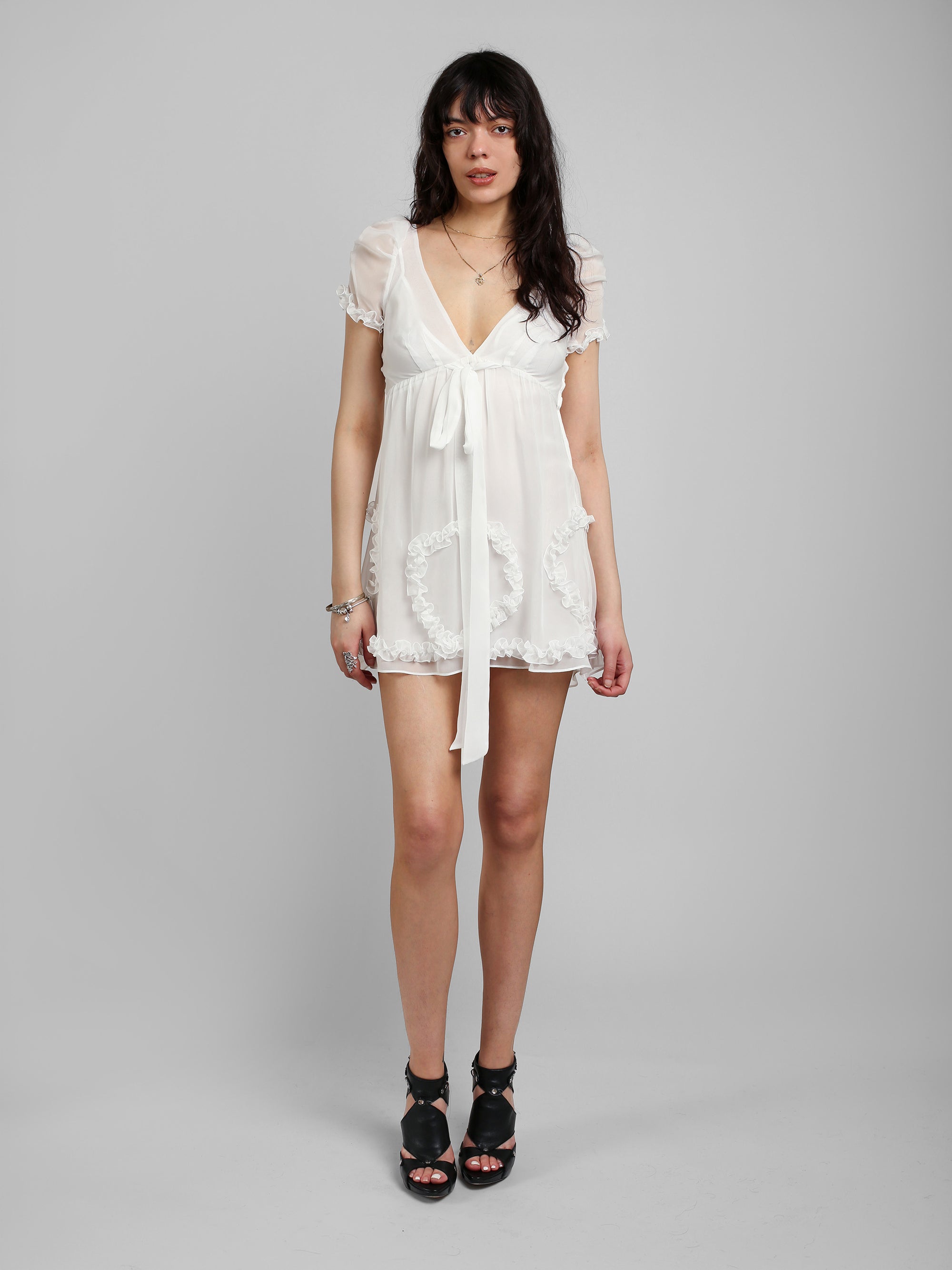 Romantic Mini Dress - White