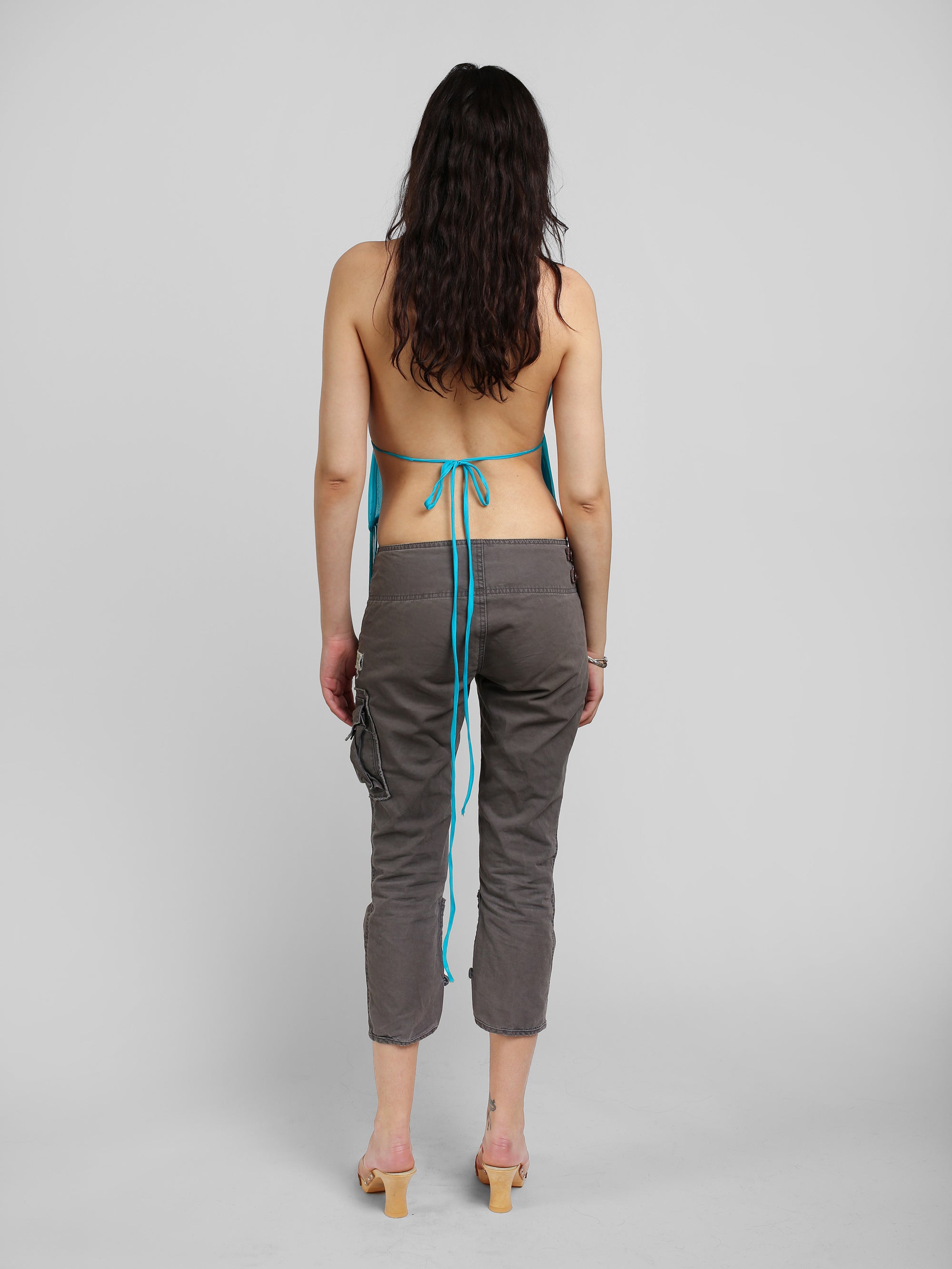 Scarf Top - Electric Blue