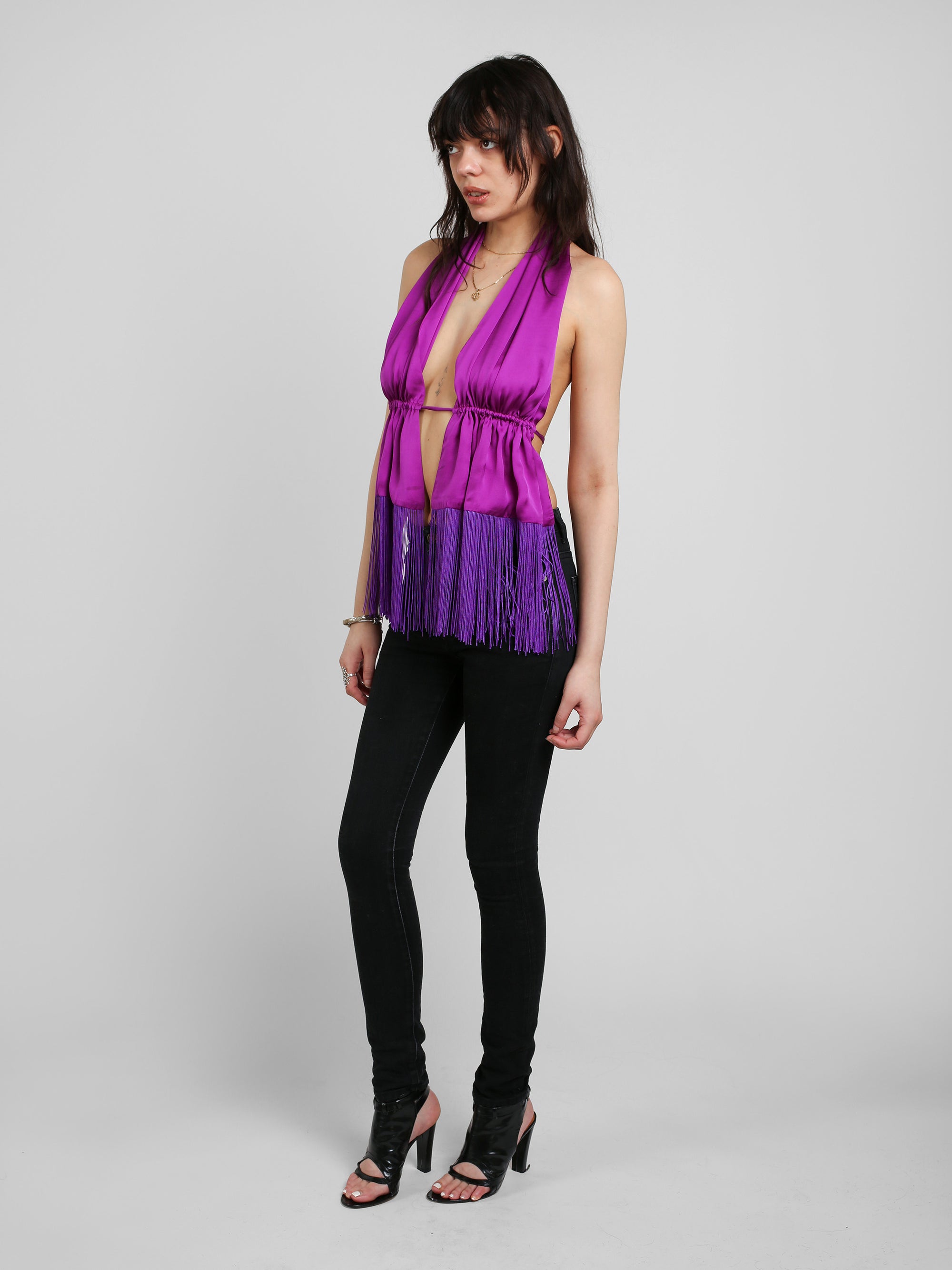 Scarf Top - Purple
