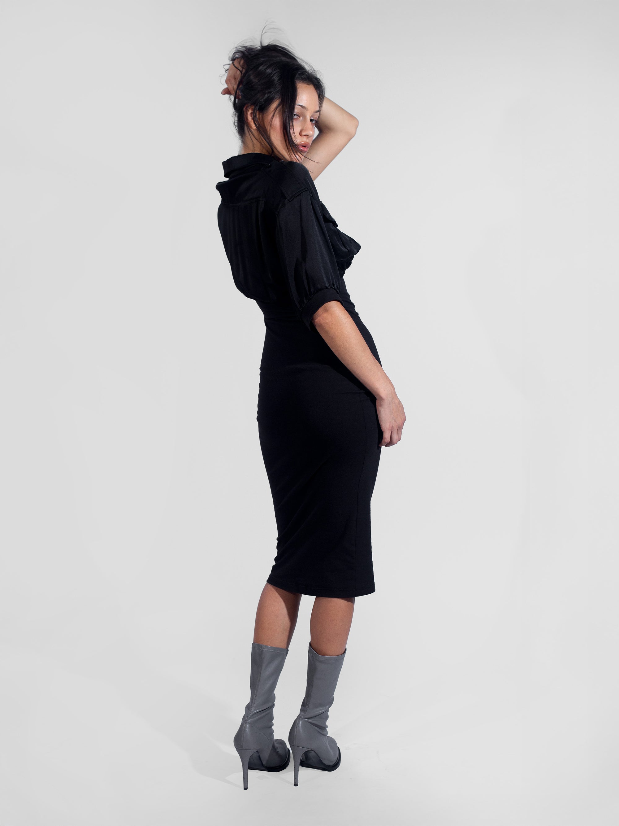 Secretary Dress - Black