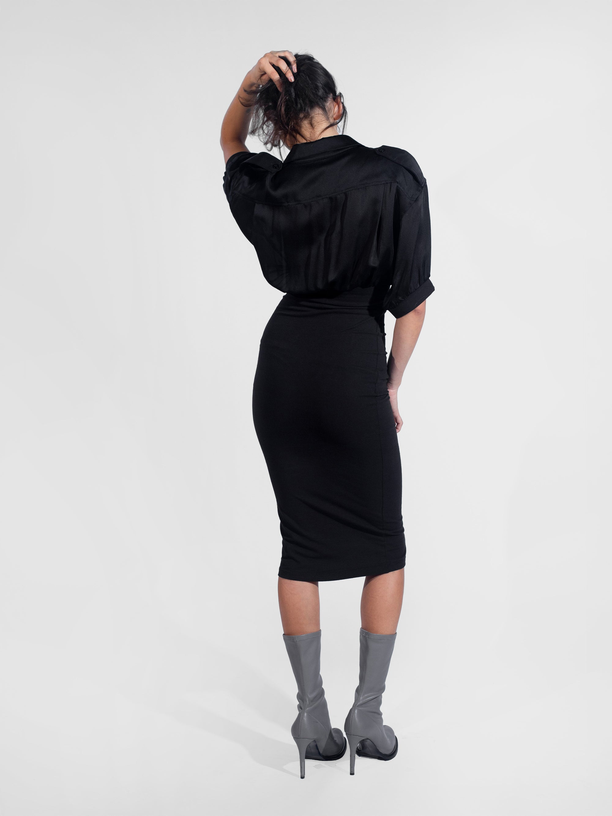 Secretary Dress - Black