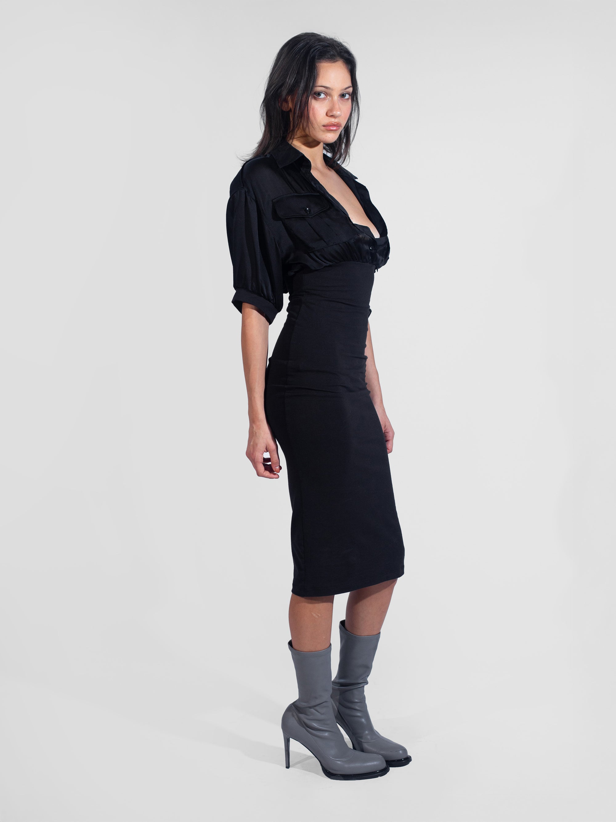 Secretary Dress - Black