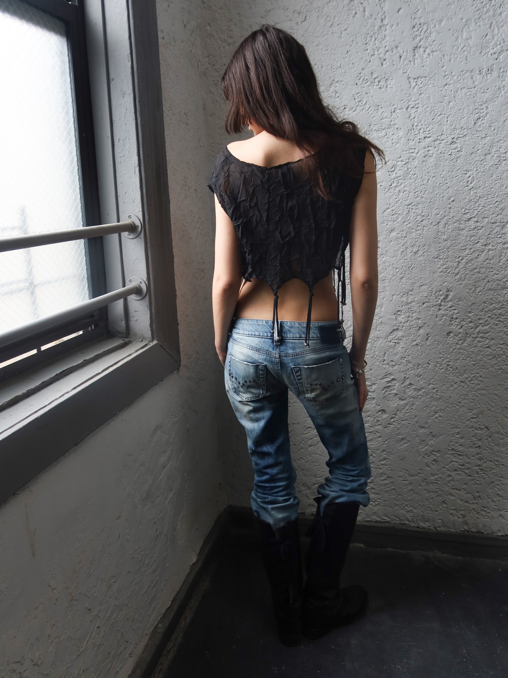 Vintage French Beaded Top