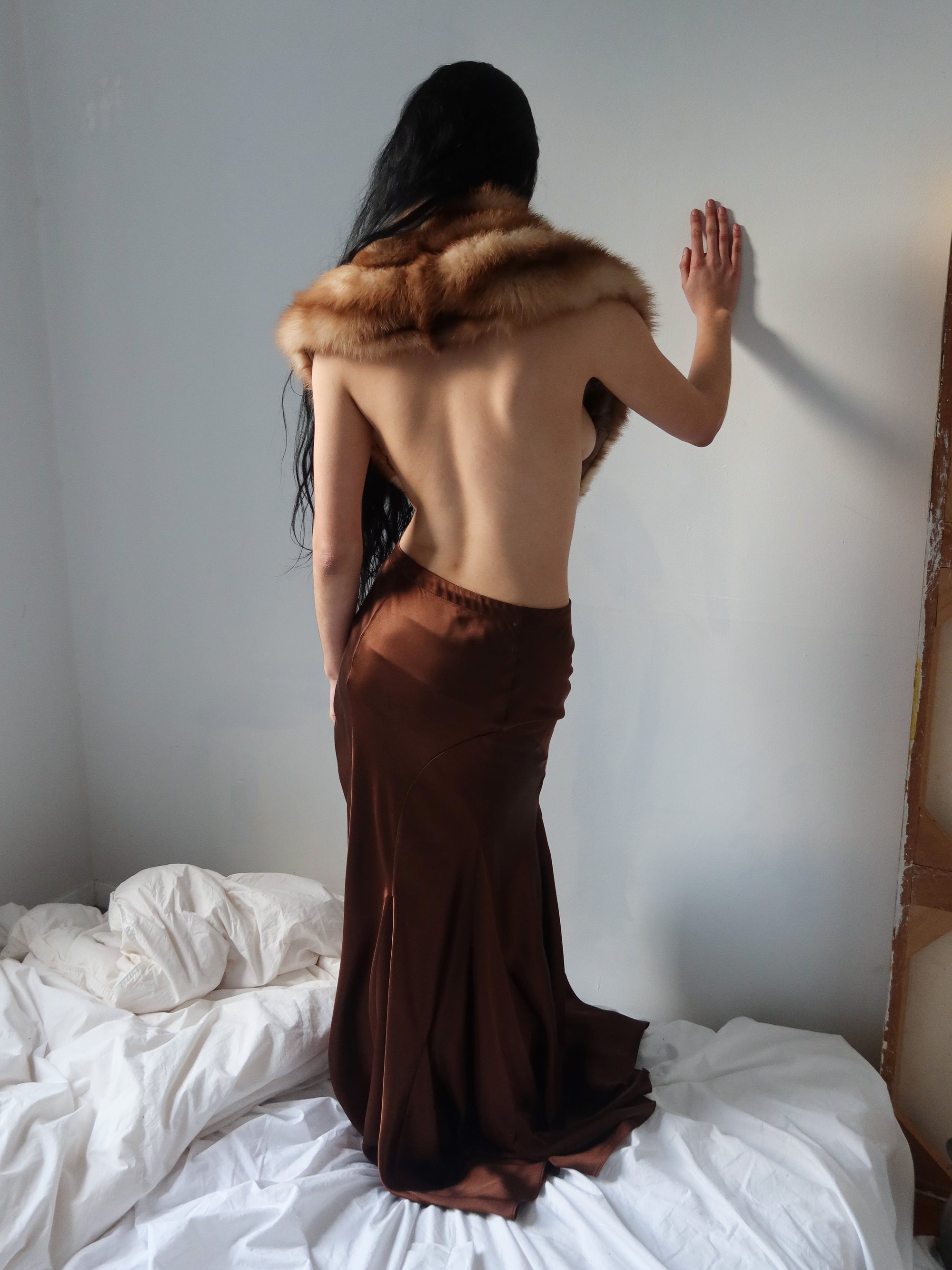 Mermaid Skirt - Light Brown