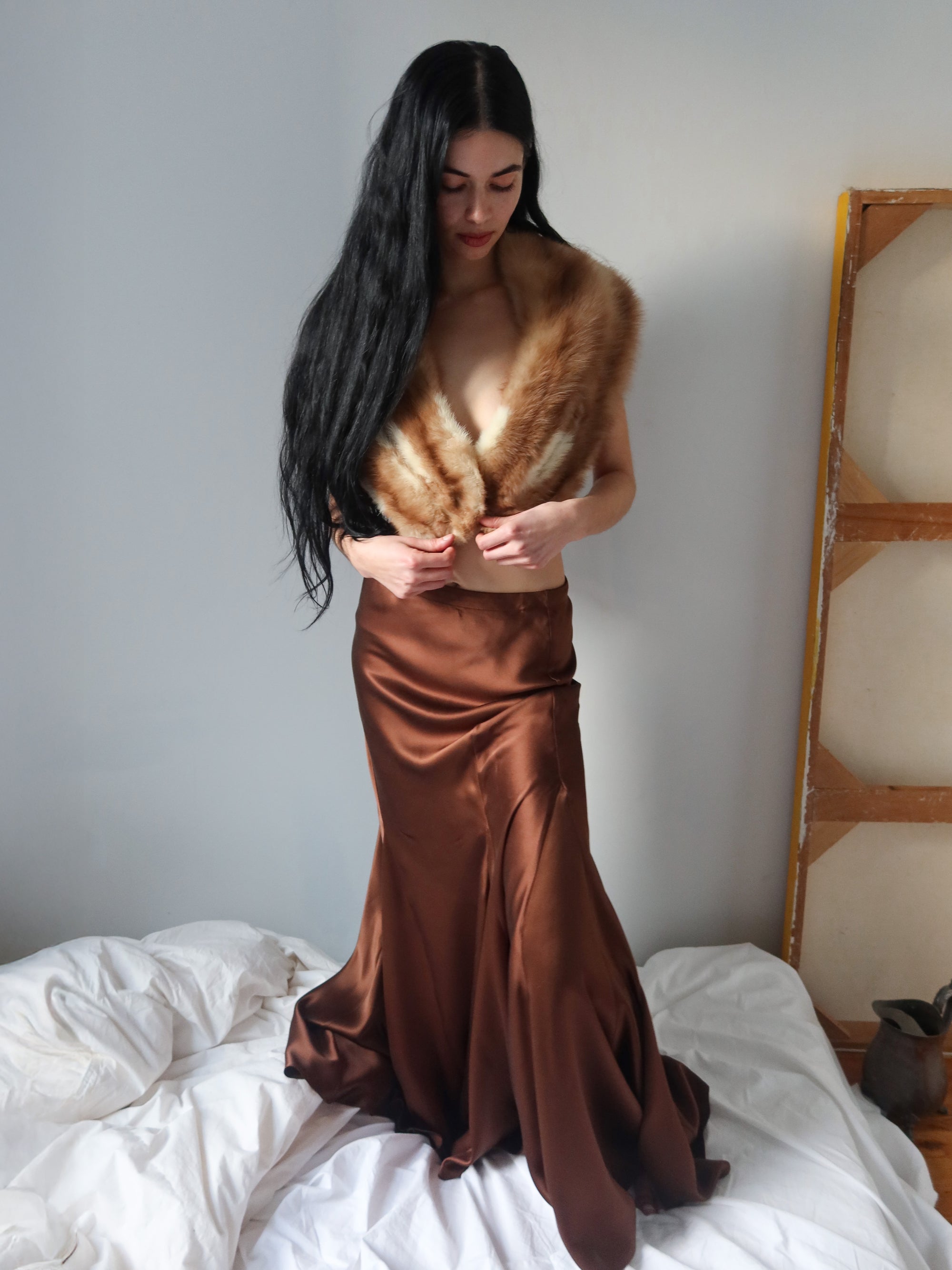 Mermaid Skirt - Light Brown