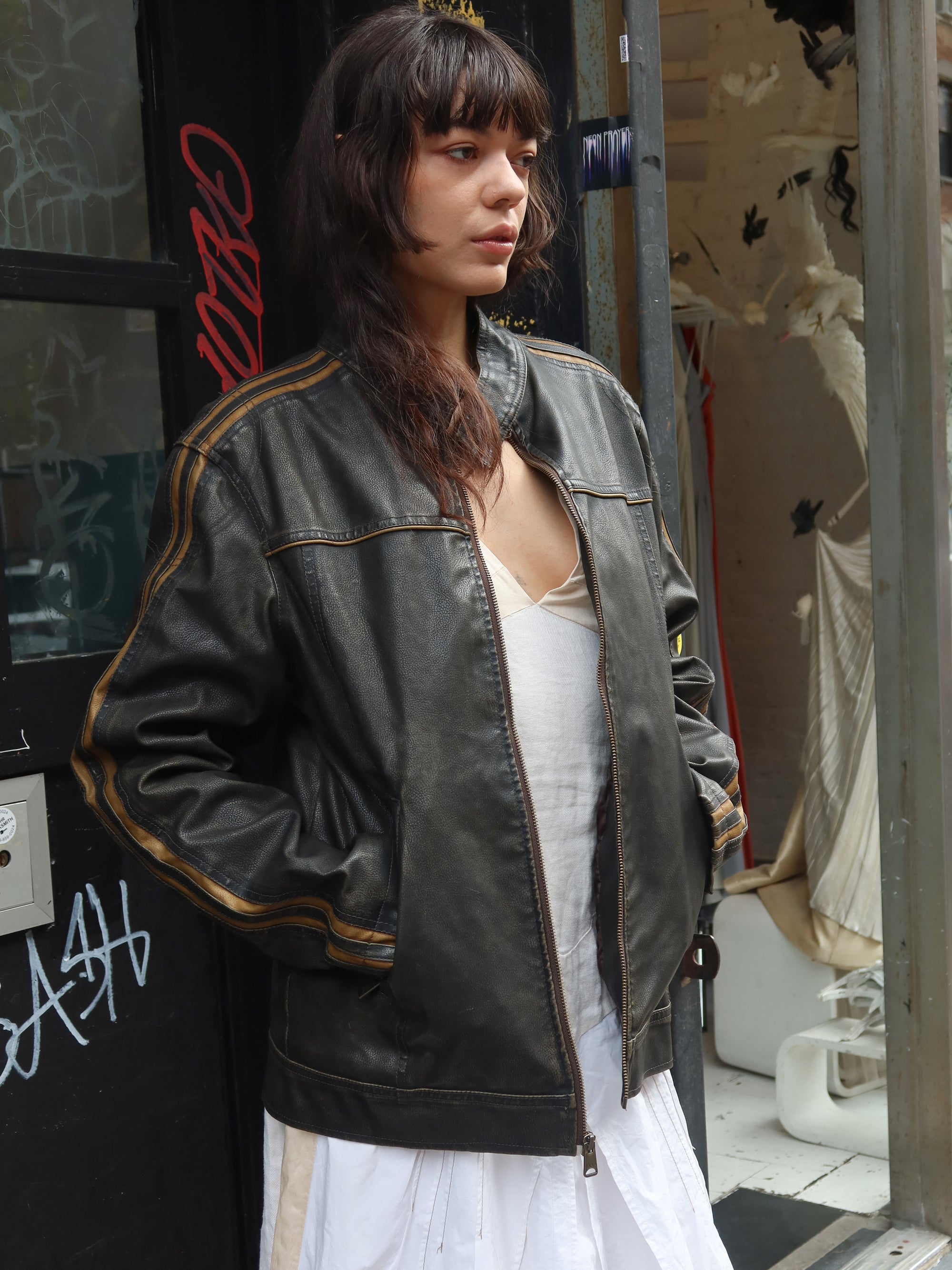 Vintage Racing Stripe Jacket
