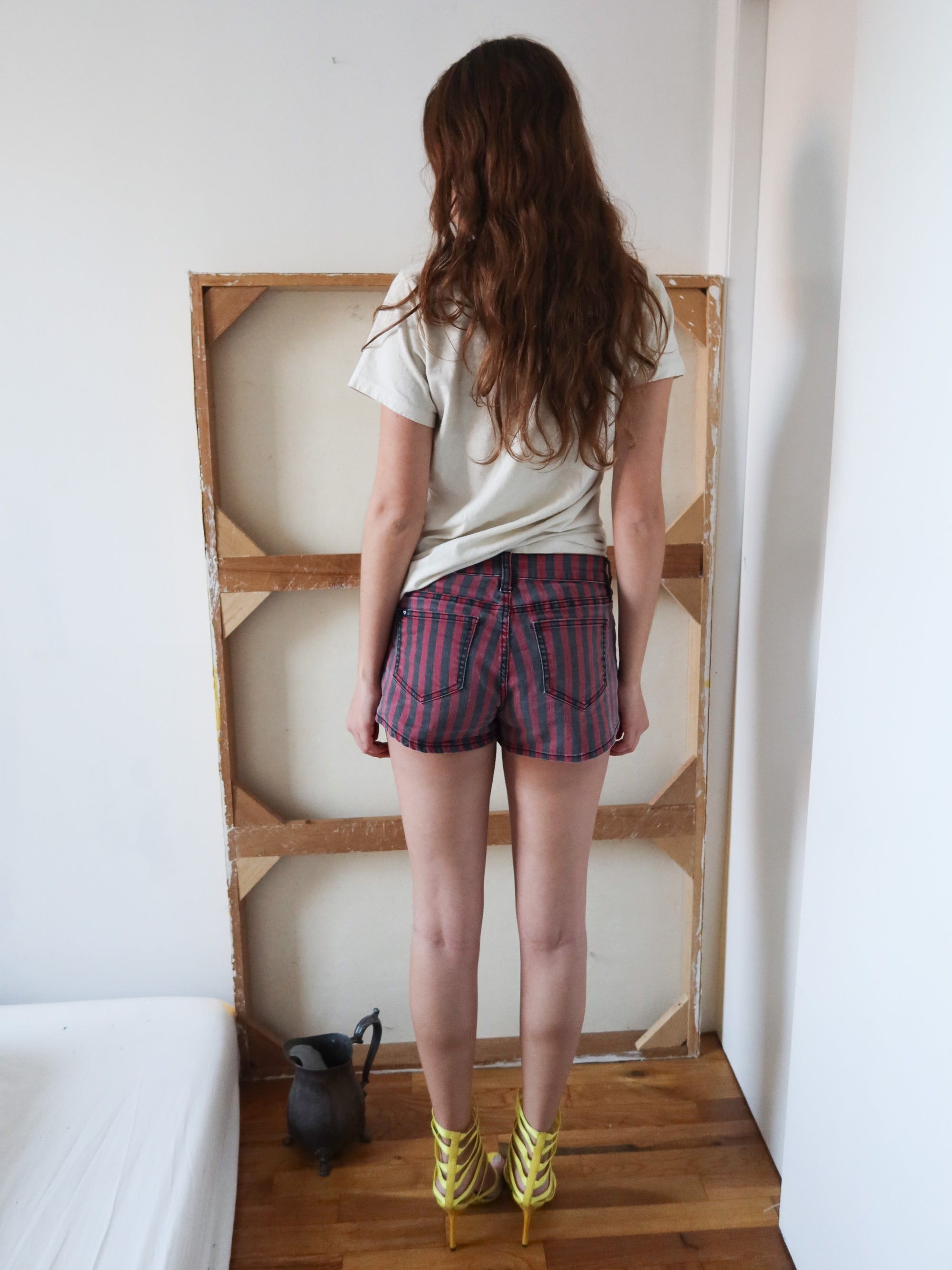 Vintage Striped Shorts
