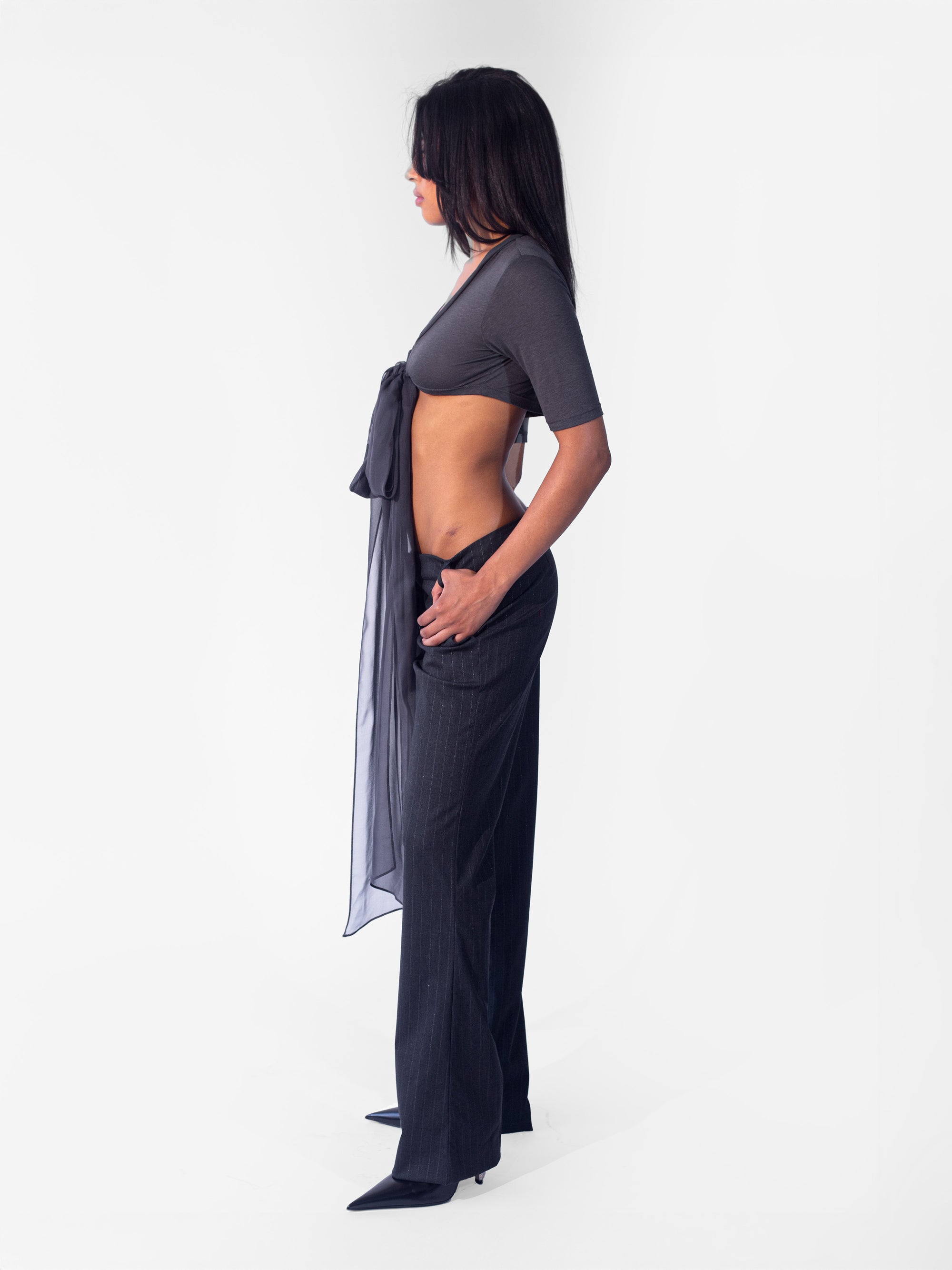 Sweater Bolero - Gray