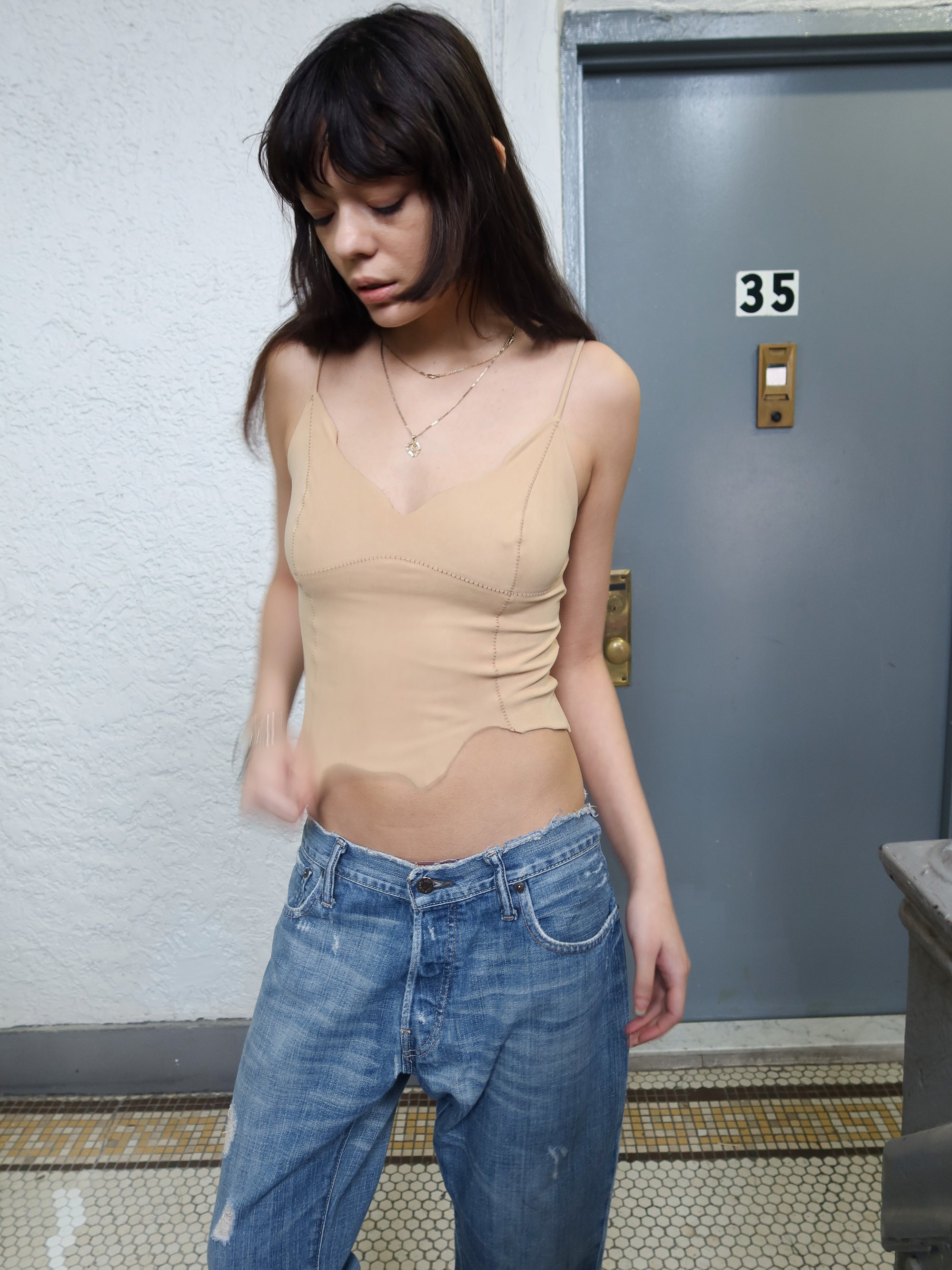 Vintage La Perla Suedette Tank