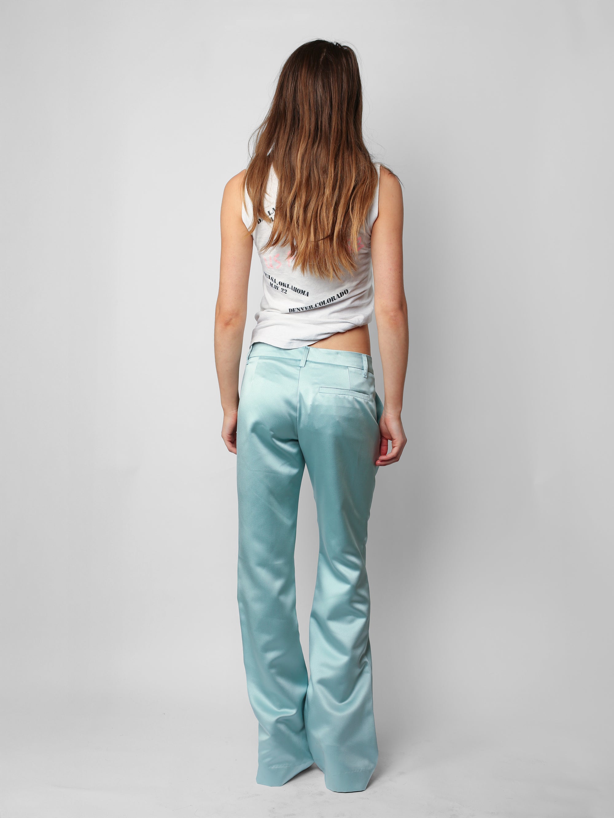 G-Pant - Aquamarine Satin