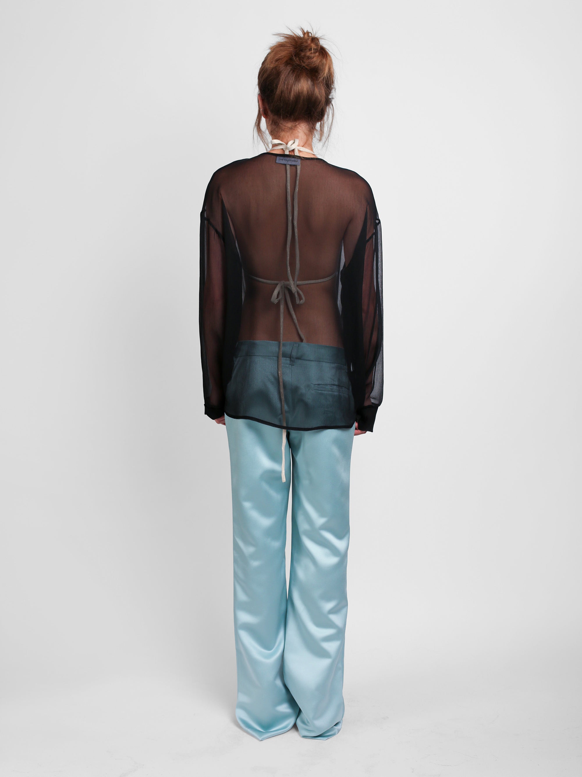 G-Pant - Aquamarine Satin