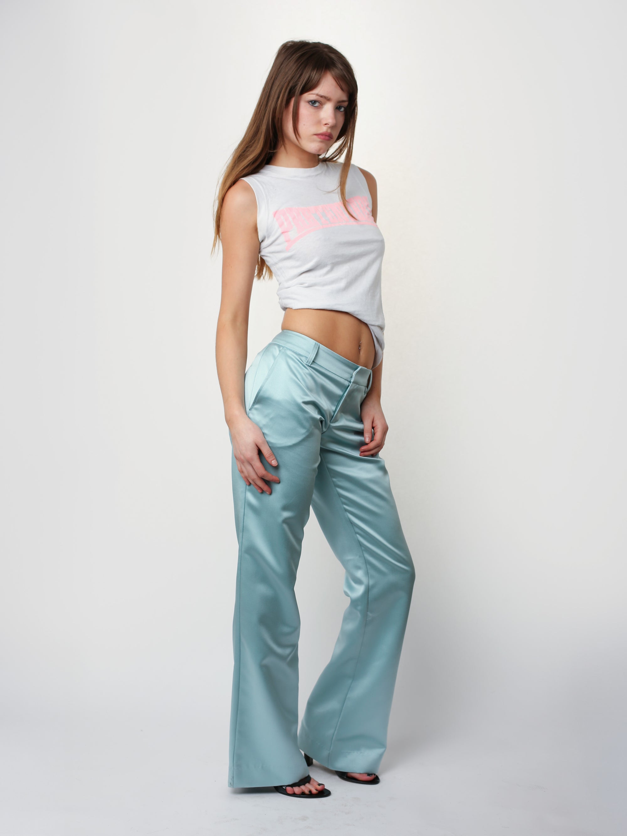 G-Pant - Aquamarine Satin
