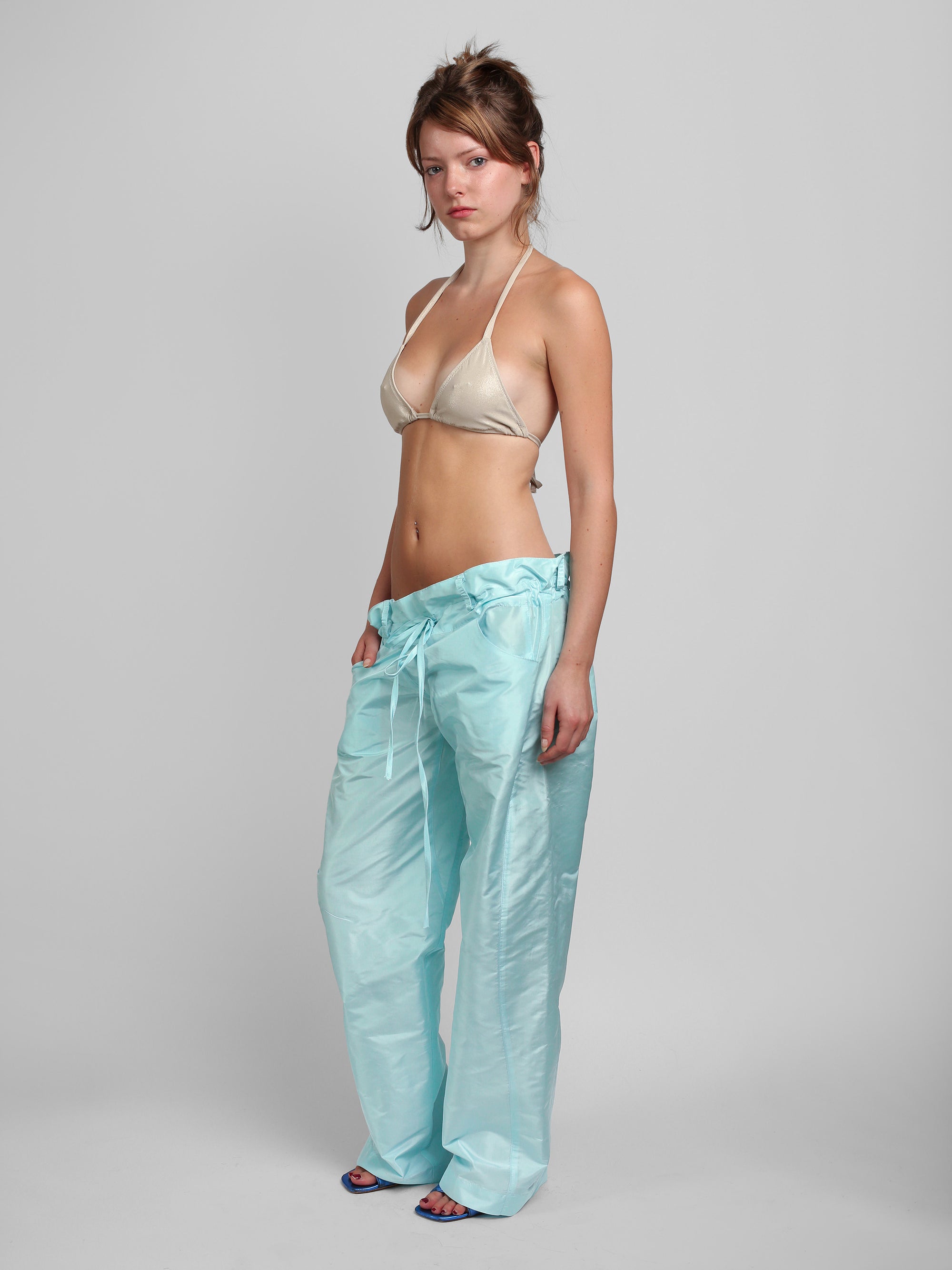 Taffeta Pant - Aquamarine