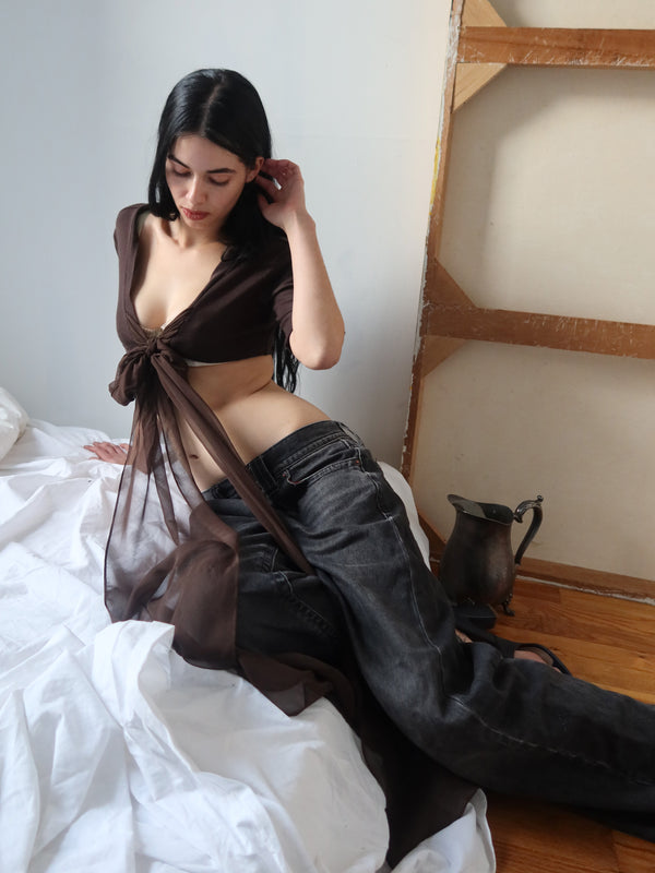 Sweater Bolero - Brown