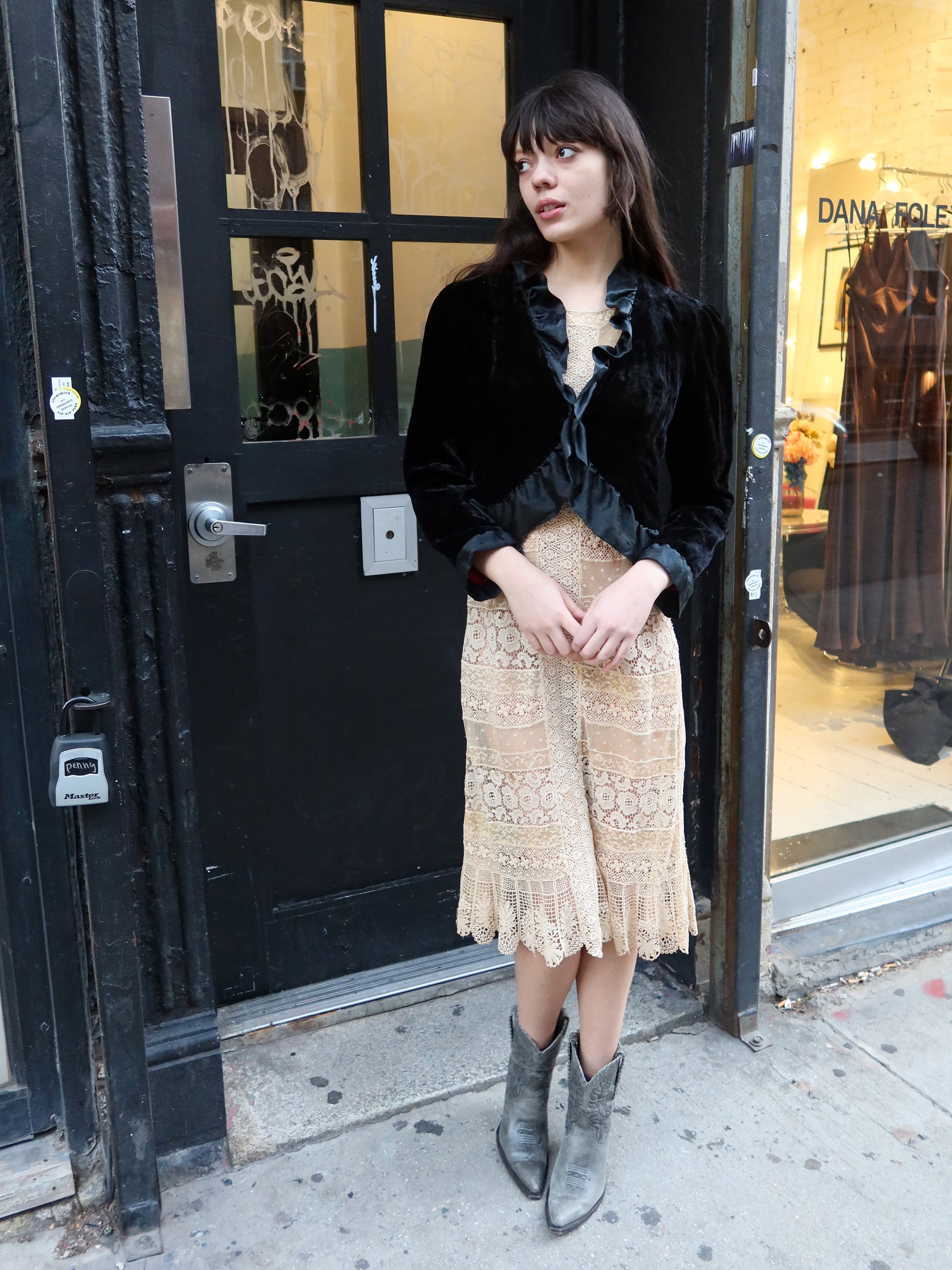 Vintage Velvet Blazer