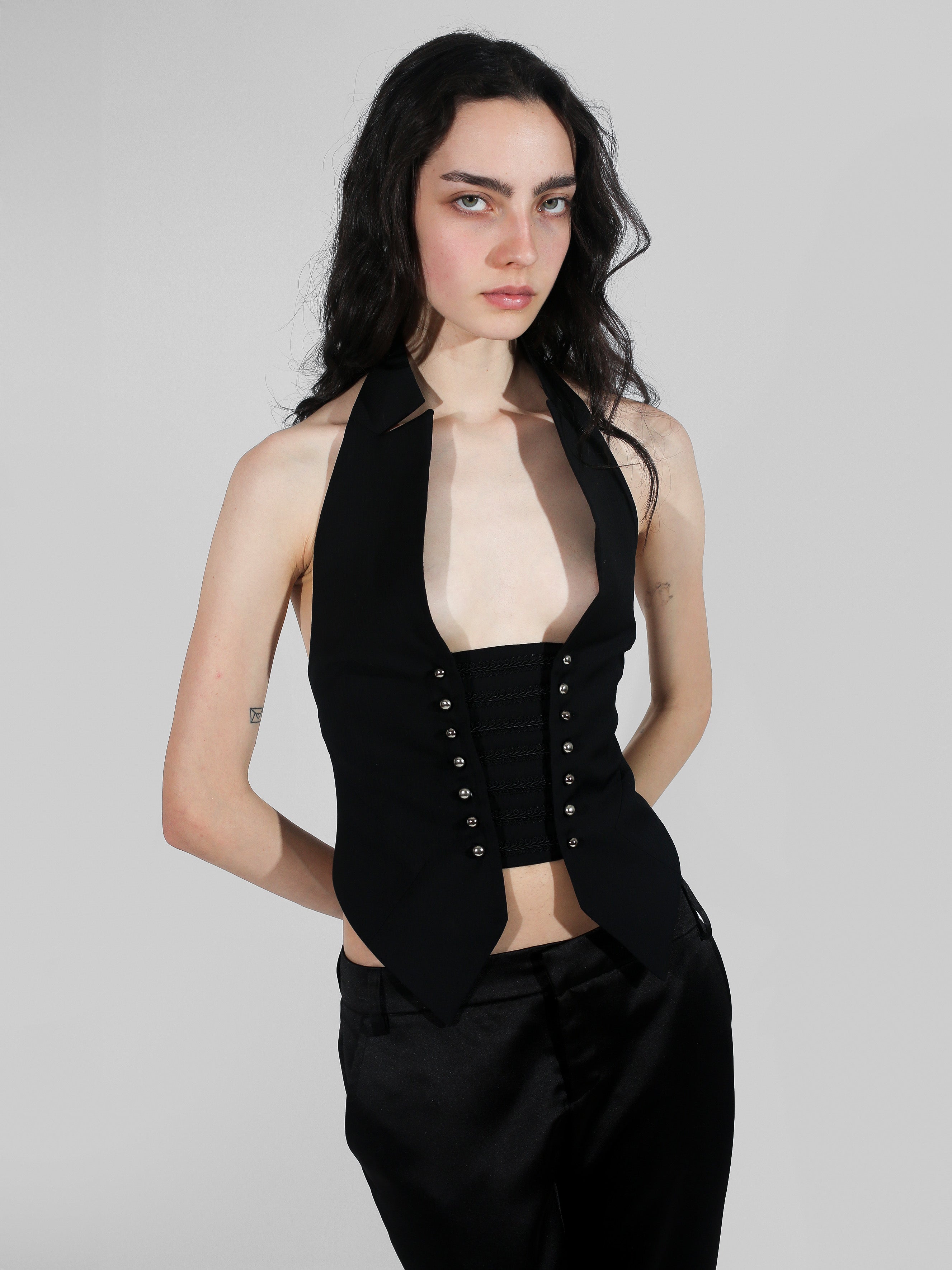 Pinsonic Big Vest ブラック MNML Zip Lock Vest Black | Culture Kings US