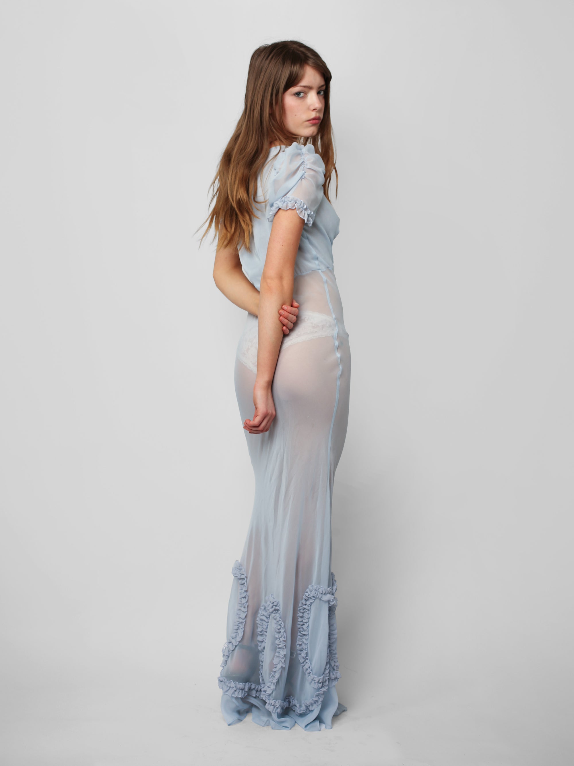 Romantic Dress - Baby Blue
