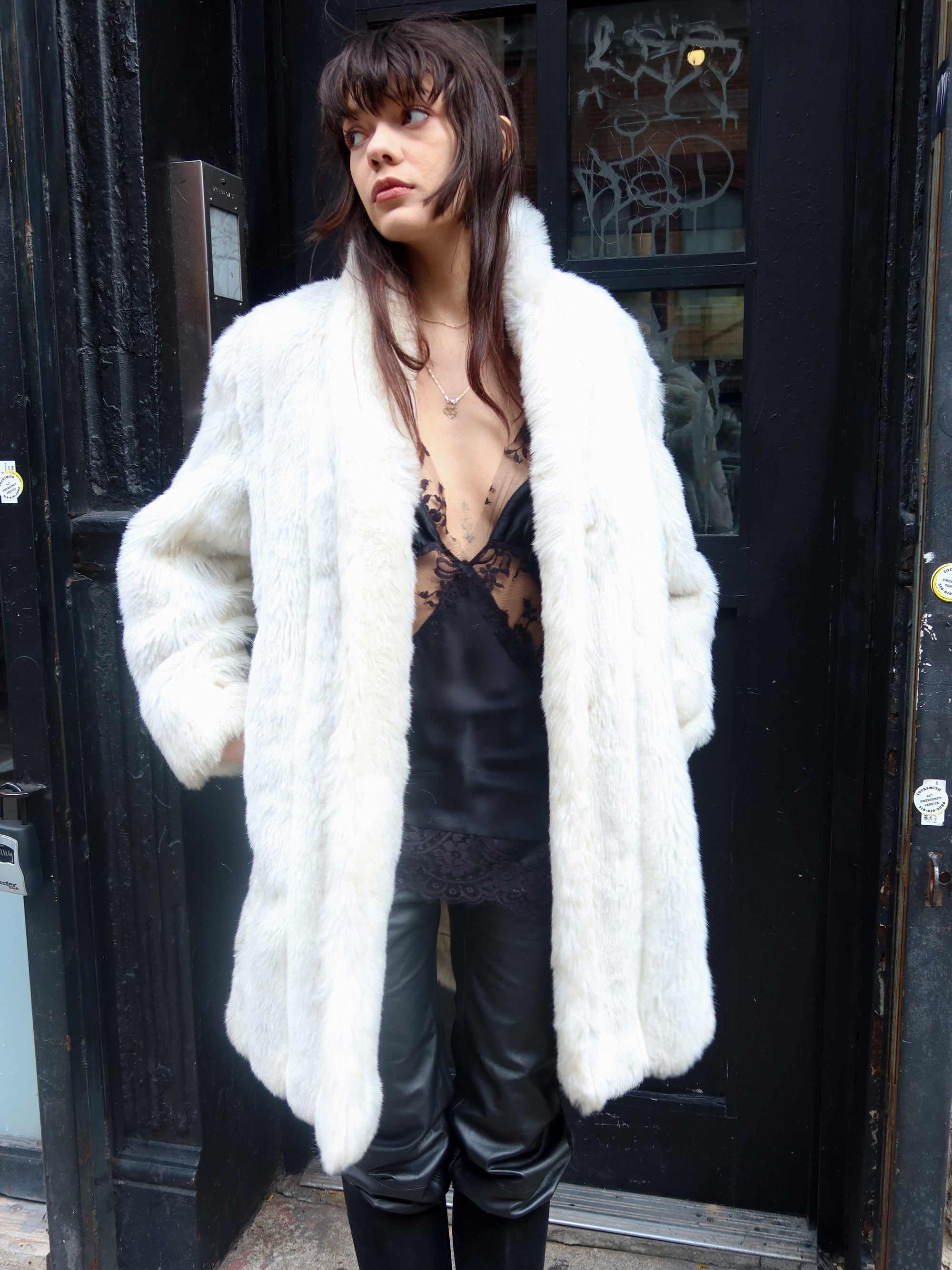 Vintage Faux Fur Coat