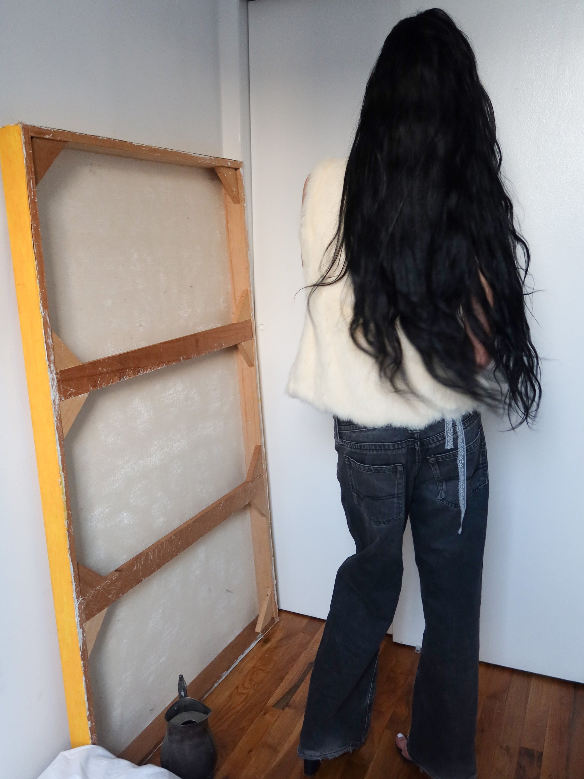 Vintage Mini Faux Fur Vest