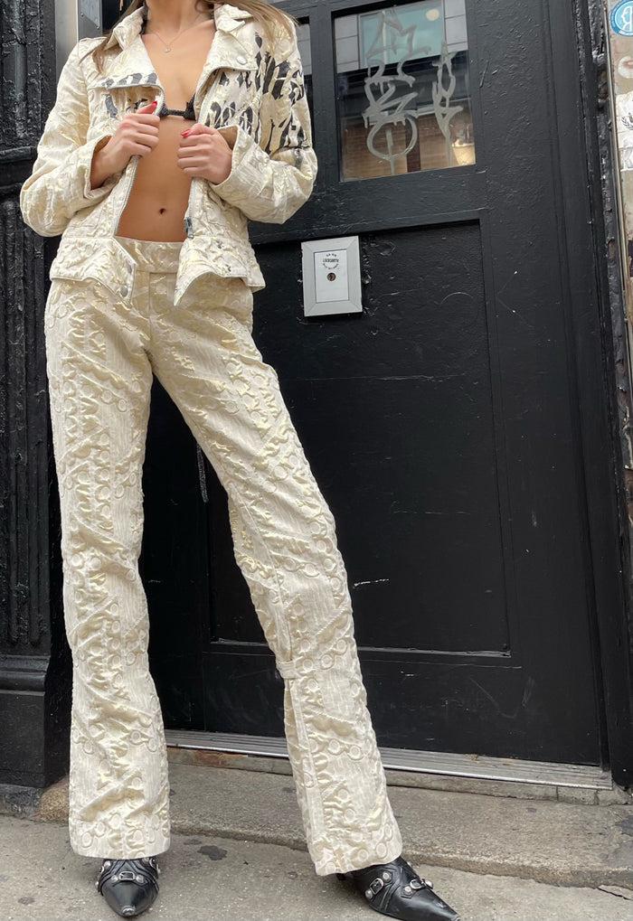 Cool Girl Graphic Pantsuit