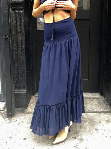 JPG Blue Butterfly Skirt – Dana Foley NYC